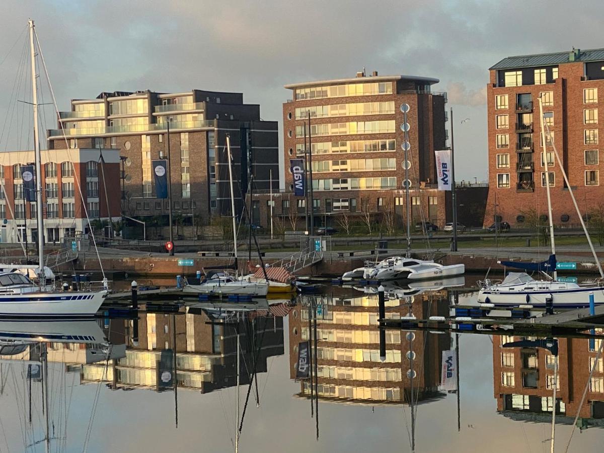 Ferienwohnung Port Marina Schlagseite Bremerhaven Exterior foto